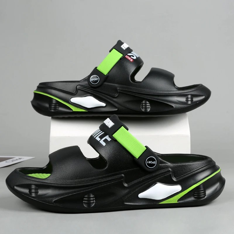 black green